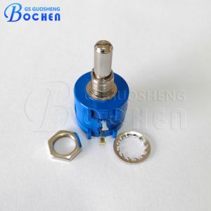 China 10-Turn 3590s Bobinada Variable Resistance Potentiometer With Panel Mounting wholesale