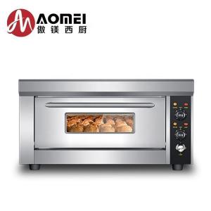 Commercial Electric Bakery Oven with 1 Layer and 1 Tray 850x620x450mm Efficiency