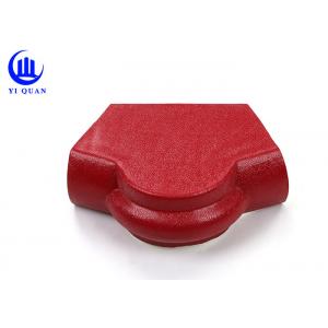 China Heat Resistant House Roof Part Synthetic resin End cap of Main Ridge Tile supplier