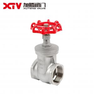 China Investment Casting Stainless Steel Screwed Gate Valves Customization and Currency US supplier