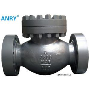 China Class 600~1500 High pressure RTJ Cast Steel Swing Check Valve supplier