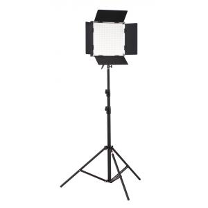 Pro Portable LED Lights For Photography With Barndoor / V Mount