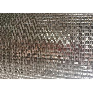 Stainless Steel Architectural Wire Mesh Three Flat Metal Wire Mesh Screen For Doors