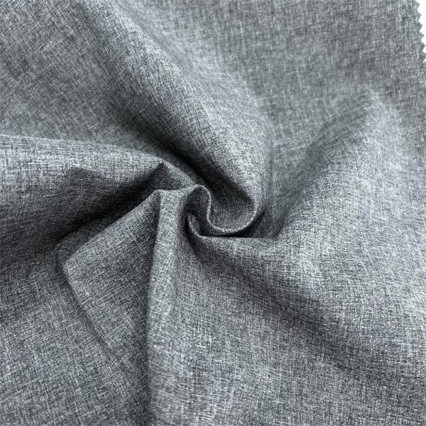 Polyester cationic et tissage en maille Tissu élastique de serviette à deux couleurs