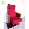 China Europe Wooden Auditorium Theater Seating Independent / Single leg Strong Structure wholesale