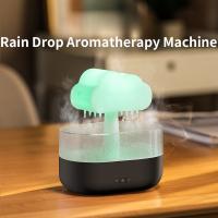China HOMEFISH Rain Drop Aromatherapy Machine With Colorful Gradient Atmosphere Light for Stress Relieving on sale