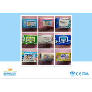 China Sanitary Disposable Wet Wipes For Adults , Natural Personal Wipes Flushable supplier