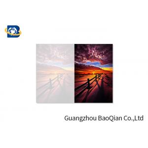 China ペット/PP物質的な3D絵札、注文のレンズ カード美しい景色パターン wholesale