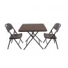 Portable Square Plastic Folding Table , Small Easy Folding Camping Table