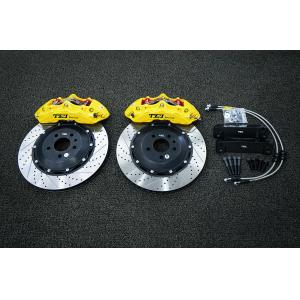 TEI Racing BBK P60NS 6 Piston Forged two-pieces Caliper Brake Kit For Audi A6 19 Inch Wheel Front