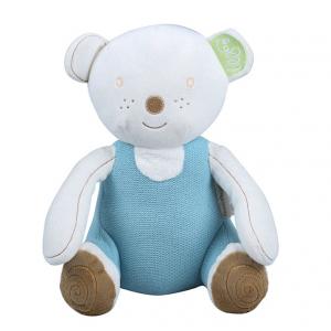 Customized White Bear Plush Toy , Huggable Stuffed Animals For Kids