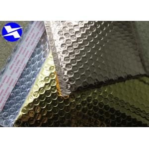 China Customize Logo Metallic Bubble Envelopes , Metallic Mailing Bags 7*9 Inch Size supplier