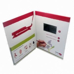 China Magnetic switch LCD screen Video Greeting Card for Precious Mothers'day gift supplier