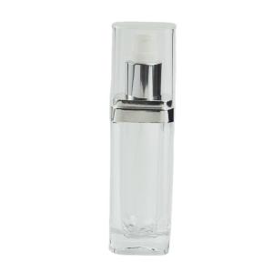China Beauty Skincare Pump Bottle Customized 60ml Double Wall Acrylic Container in Any Color supplier
