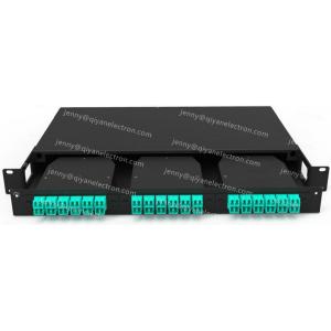 China Slide-Out 3 Adapter Metal High Density 1U Modular MTP/MPO Patch Panel supplier