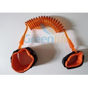 China New Fashion Economical Baby Toddler Anti Lost Leash Safety Velcro Wrist Link Hot Orange Color supplier