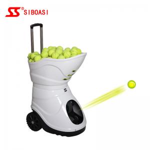 20-140 km/h Tennis Ball Machine , Tennis Ball Feeder ABS material