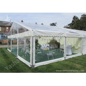 China Transparent PVC Fabric Cover Outdoor Luxury Wedding Tents with Aluminum Frame supplier
