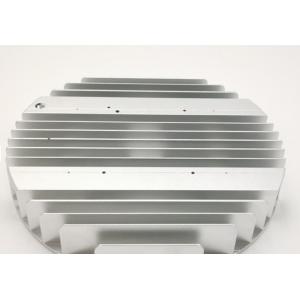 Silver OEM Aluminium Extrusion Heat Sink Profiles For Power Amplifier