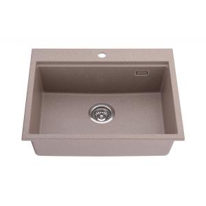 Drop-in Single Bowl Composite Granite Residential Kitchen Sink