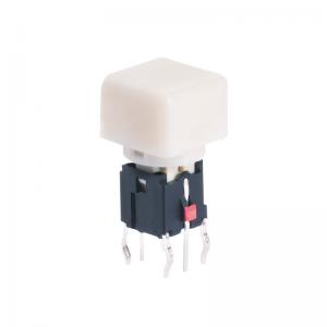 Mini SPST Illuminated Push Button Switch IP40 With Cube Cap