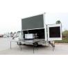 China Moving LED Display Advertising Truck With Stage Lifting System For Outdoor Showing wholesale