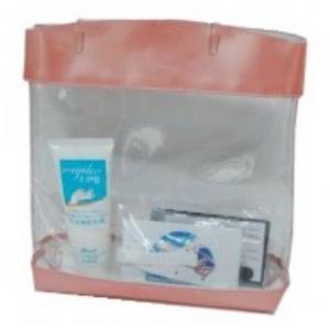 sac sac-Clair de lavage clair de cadeau de PVC d'emballage de PVC