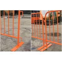 China Steel Construction Crowd Control Fencing Panel , Crowd Safety Barriers on sale