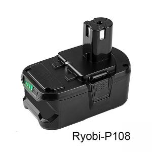 Remplacement portatif de batterie de perceuse, batterie tenue dans la main du métier 18V de puissance pour Ryobi P108