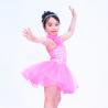 Floral Ruffle Ballet Dance Costumes Curling Hem Dress Back Cross Straps