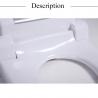 Manual Washer Electric Heated Toilet Seat Cover White Color Easy Operation