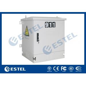 Single Wall Security Outdoor Electrical Enclosure Supporting Wall Mounted / Pole Mounted and Floor Mounted