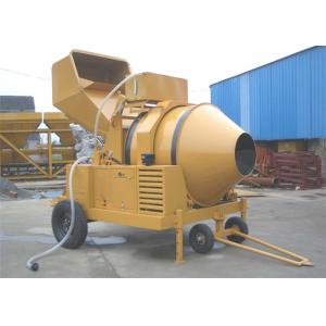 China 500L Diesel Engine Mobile Concrete Mixer Machine With Mechanic Transmission And Hydraulic Tipping system supplier