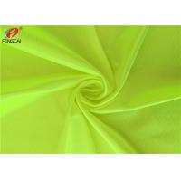 China Yellow Shiny Dazzle 100% Polyester Tricot Knit Fabric For Basketball Uniform on sale