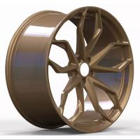 High-quality car racing rim 17 to 22 inch 5*120 5x112 18 19 Bronze black colour finish forged alloy rim wheels