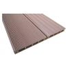 151x25mm WPC Hollow Decking , Eco-Friendly Composite Decking Board