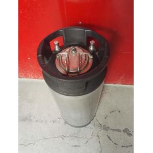 China Customized Logo 5 Gallon Ball Lock Keg With Rubber Handle supplier