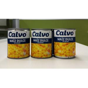 Calvo Brand Canned Sweet Corn Maiz Dulze Net Weight 241g for Central America