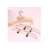 Shop Kids Baby Space Saving Wooden Coat Hangers , Retail Store Bulk Clothes