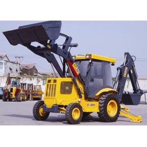 70KW Power Tractor Backhoe Loader  XT870 , 0.3 m3 Rated Digging Backhoe Machine