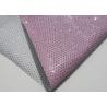 China Chunky Metallic Sequined Perforated Leather Fabric Wallpaper Home Decoration Curtain wholesale