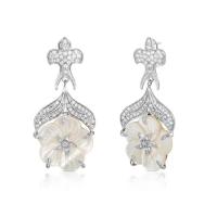 China Vivienne Westwood silver hoop earrings AAA+ 925 Silver CZ Earings For Women on sale