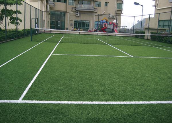 Stand Straight Rebound Tennis Synthetic Grass , Tennis Court Artificial Turf