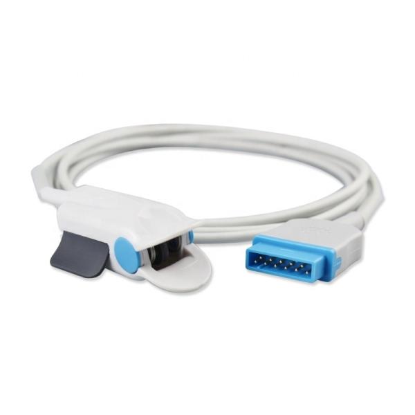 GE TruSignal S/5 I4 Ohmeda Reusable Spo2 Sensor Rectangle 11P Adult Finger Clip SpO2 Sensor