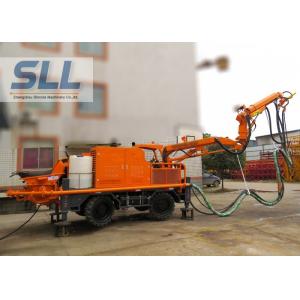 China Full Automatic Concrete Spraying Machine With Remote Control Four Wheel Drive supplier