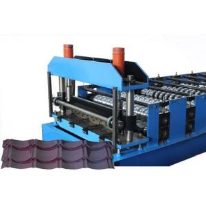 China CE Glazed Tile Sheet Metal Roll Forming Machines , Roofing Sheet Making Machine supplier