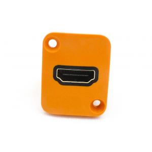 90 Degree 40V 0.5A RJ45 Panel Mount Connector Female To Female