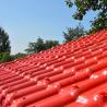 China Weather resistant plastic asa pvc synthetic resin tile maroon roofing tiles wholesale