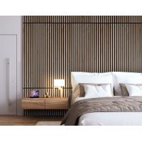 China Acoustic Wooden Slats Decorative Sound Insulation Panels Soundproof Room Dividers on sale