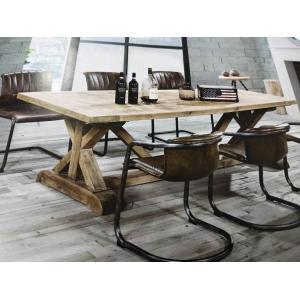 1.8M Length Solid Wood Dining Table , 4 Chair Dining Table Set For Hotel / Home